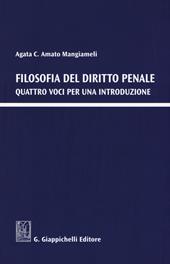 Filosofia del diritto penale. Quattro voci per una introduzione