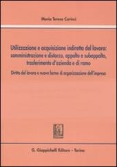 Utilizzazione e acquisizione indiretta del lavoro. Somministrazione e distacco, appalto e subappalto, trasferimento d'azienda e di ramo