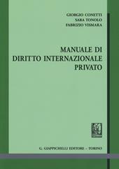 Manuale di diritto internazionale privato