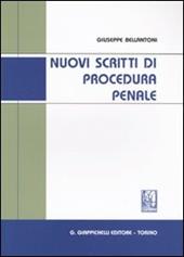 Nuovi scritti di procedura penale