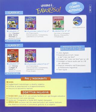 Leggere è...favoloso. Sussidiario dei linguaggi. Per la 4ª classe elementare. Con DVD-ROM. - Paola Gentile, Francesca Pennino, Marina Gentile - Libro La Scuola SEI 2016 | Libraccio.it