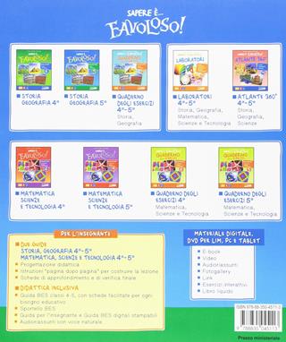 Sapere è... favoloso! Sussidiario delle discipline. Storia e geografia. Per la 5ª classe elementare. Con DVD-ROM. - Massimo Carta, Silvia Cattaneo, Roberta Del Vecchio - Libro La Scuola SEI 2016 | Libraccio.it