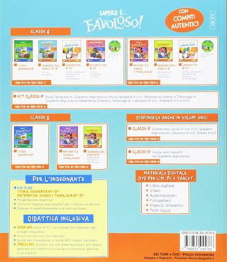 Sapere è... favoloso! Sussidiario delle discipline. Vol. unico. Per la 4ª classe elementare. Con DVD. - Massimo Carta, Silvia Cattaneo, Roberta Del Vecchio - Libro La Scuola SEI 2016 | Libraccio.it