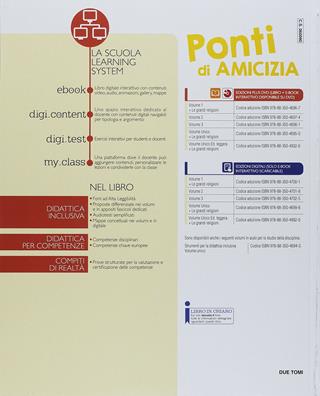 Ponti di amicizia. Vol. unico. Ediz. leggera. Per la Scuola media. Con DVD-ROM - Renato Manganotti - Libro La Scuola SEI 2018 | Libraccio.it
