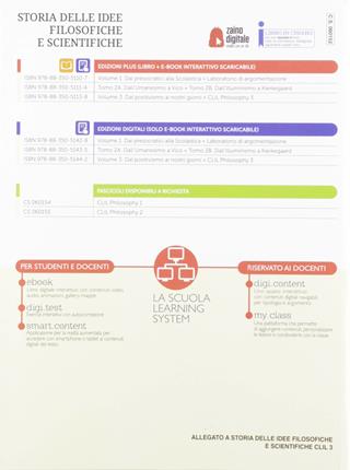 Storie delle idee filosofiche. Con CLIL philosophy . Con espansione online. Vol. 3: Dal Positivismo ai nostri giorni - Giovanni Reale, Dario Antiseri - Libro La Scuola SEI 2019 | Libraccio.it