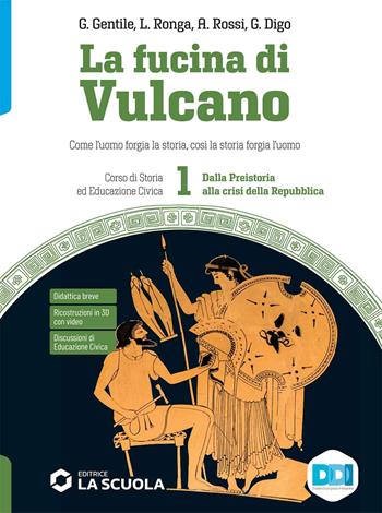 La fucina di Vulcano. Corso di storia ed educazione civica. Vol. 1: Dalla Preistoria alla crisi della Repubblica - Gianni Gentile, Luigi Ronga, Anna Carla Rossi - Libro La Scuola SEI 2021 | Libraccio.it