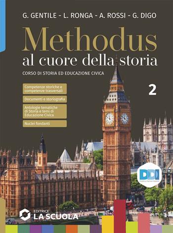 Methodus. Con CLIL History. Vol. 2: Il Settecento e l'Ottocento - Gianni Gentile, Luigi Ronga, Anna Carla Rossi - Libro La Scuola SEI 2022 | Libraccio.it