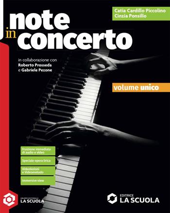 Note in concerto. Per la Scuola media. - Catia Cardillo Piccolino, Cinzia Ponsillo - Libro La Scuola SEI 2025 | Libraccio.it