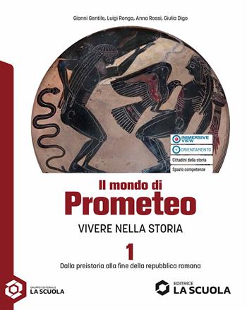 Il mondo di Prometeo. Per le Scuole superiori. Vol. 1: Dalla preistoria alla fine della repubblica romana - Giovanni Gentile, Luigi Ronga, Anna Rossi - Libro La Scuola SEI 2025 | Libraccio.it