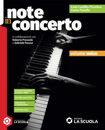 Note in concerto. Ediz. Rossa. Per la Scuola media. Con Musica per tutti. - Catia Cardillo Piccolino, Cinzia Ponsillo - Libro La Scuola SEI 2026 | Libraccio.it