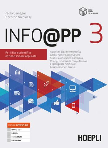 Info@pp. Per il liceo scientifico opzione scienze applicate. Vol. 3 - Paolo Camagni, Riccardo Nikolassy - Libro Hoepli 2021 | Libraccio.it