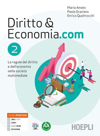Diritto & Economia.com. Le regole del diritto e dell'economia nella società multimediale. Per le Scuole superiori. Vol. 2 - Maria Amato, Paola Graziano, Enrico Quattrocchi - Libro Hoepli 2021 | Libraccio.it