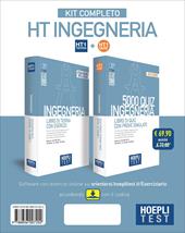 Hoepli test. Ingegneria. Kit completo: Libro di teoria con esercizi-5000 Quiz con prove simulate