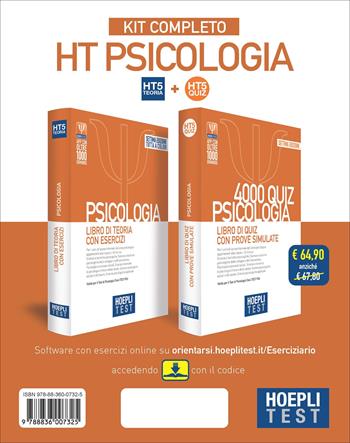Hoepli test. Psicologia. Kit completo: Libro di teoria con esercizi-4000 quiz con prove simulate. Con Contenuto digitale per download  - Libro Hoepli 2022, Hoepli Test | Libraccio.it
