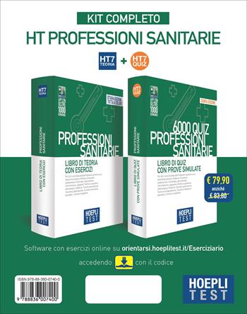 Hoepli test. Professioni sanitarie. Kit completo: Libro di teoria con esercizi-6000 Quiz con prove simulate. per download  - Libro Hoepli 2022, Hoepli Test | Libraccio.it