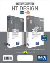 Hoepli test. Design. Kit completo: Libro di teoria con esercizi-4000 quiz con prove simulate. Con Contenuto digitale per download