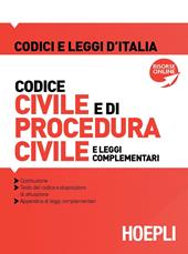 Codice civile e di procedura civile e leggi complementari. Kit completo 2022
