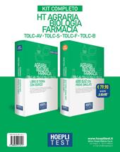 Hoepli test. Agraria, Biologia, Farmacia TOLC-AV, TOLC-S, TOLC-F, TOLC-B. Kit completo