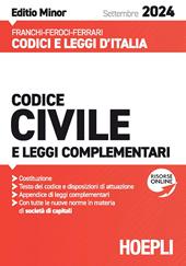 Codice civile. Settembre 2024. Ediz. minor