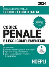 Codice penale e leggi complementari 2024. Con espansione online