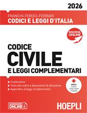 Codice civile e leggi complementari 2026. Nuova ediz.