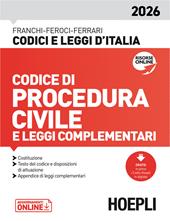 Codice di procedura civile e leggi complementari 2026