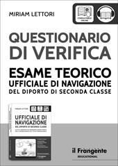Questionario di verifica esame teorico ufficiale di navigazione del diporto di seconda classe