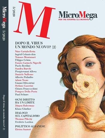 Micromega (2020). Vol. 5: Dopo il virus un mondo nuovo? (2)  - Libro Gedi (Gruppo Editoriale) 2020 | Libraccio.it