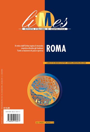 Limes. Rivista italiana di geopolitica (2025). Vol. 11: Roma  - Libro Gedi (Gruppo Editoriale) 2025 | Libraccio.it