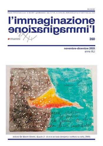 L'immaginazione (2025). Vol. 350: Novembre-dicembre  - Libro Manni 2025 | Libraccio.it