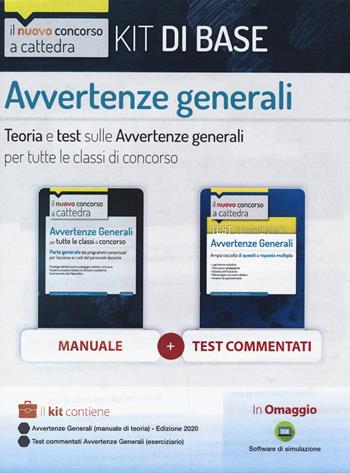 Kit concorso a cattedra. Avvertenze generali. Teoria e test sulle avvertenze generali per tutte le classi di concorso. Con aggiornamento online. Con software di simulazione - Emiliano Barbuto, Giuseppe Mariani - Libro Edises professioni & concorsi 2020 | Libraccio.it