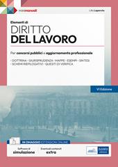 Elementi di diritto del lavoro. Per concorsi pubblici e aggiornamento professionale. Teoria e test. Con espansione online. Con software di simulazione