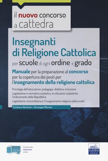 Concorso a cattedra insegnanti di religione  - Libro Edises professioni & concorsi 2021, Concorso a cattedra | Libraccio.it