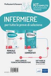 Kit completo per concorsi per infermiere. Manuale completo per tutte le fasi di selezione-Test e procedure per prove scritte e pratiche. Con aggiornamento online. Con software di simulazione