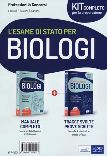 Kit completo esame di stato biologi  - Libro Edises professioni & concorsi 2021 | Libraccio.it