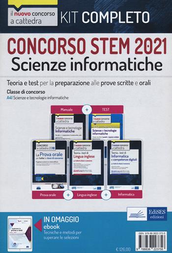 Concorso STEM 2021. Kit informatica  - Libro Edises professioni & concorsi 2021, Concorso a cattedra | Libraccio.it