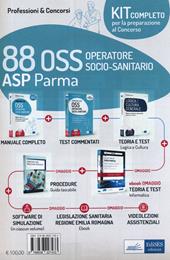 Kit concorso 88 OSS ASP Parma. Con e-book. Con software di simulazione