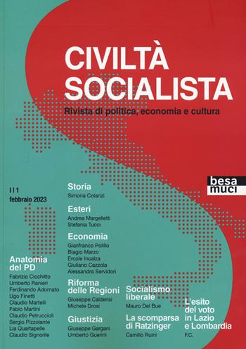 Civiltà socialista. Rivista di politica, economia e cultura. Vol. 1: Anatomia del PD  - Libro Besa muci 2023 | Libraccio.it