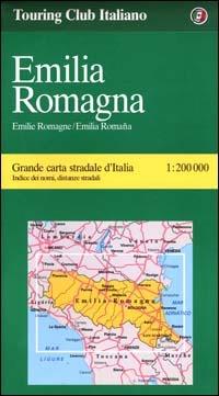 Emilia Romagna 1:200.000  - Libro Touring 2000, Carte regionali 1:200.000 | Libraccio.it