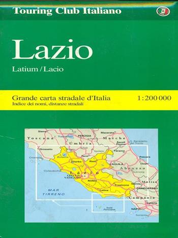 Lazio 1:200.000  - Libro Touring 2000, Carte regionali 1:200.000 | Libraccio.it