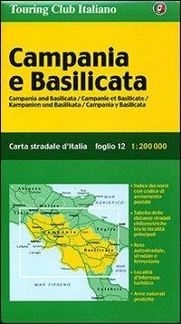Campania e Basilicata 1:200.000  - Libro Touring 2006, Carte regionali 1:200.000 | Libraccio.it