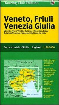 Veneto, Friuli Venezia Giulia 1:200.000  - Libro Touring 2006, Carte regionali 1:200.000 | Libraccio.it