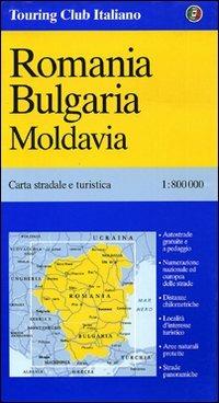 Romania. Bulgaria. Moldavia 1:800.000. Carta stradale e turistica  - Libro Touring 2006, Carte stradali d'Europa | Libraccio.it