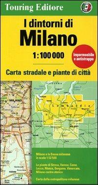 I dintorni di Milano 1:100.000  - Libro Touring 2008, Carte stradali urbane | Libraccio.it