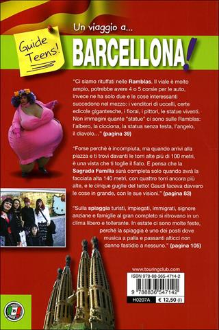 Un viaggio a... Barcellona!  - Libro Touring 2009, Guide Teens | Libraccio.it