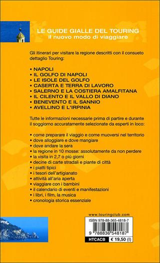 Campania  - Libro Touring 2009, Guide Gialle Tracce | Libraccio.it