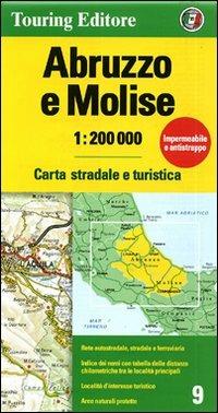 Abruzzo, Molise 1:200.000  - Libro Touring 2009, Carte regionali 1:200.000 | Libraccio.it