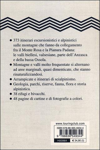 Alpi Biellesi e Valsesiane - Alessandro Castello, Elio Protto, Sandro Zoia - Libro Touring 2013, Guida dei monti d'Italia | Libraccio.it