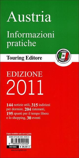 Austria  - Libro Touring 2011, Guide verdi d'Europa | Libraccio.it