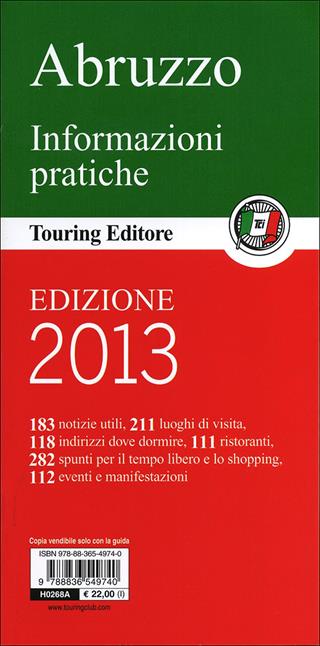 L'Abruzzo  - Libro Touring 2011, Guide verdi d'Italia | Libraccio.it